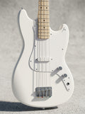 Arctic White Squier Bronco electric bass