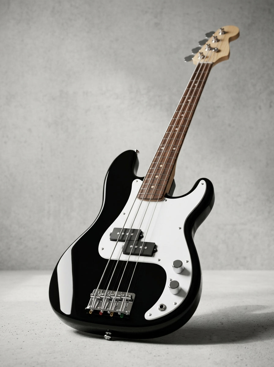 Squier Mini Precision Bass Black with Laurel fingerboard