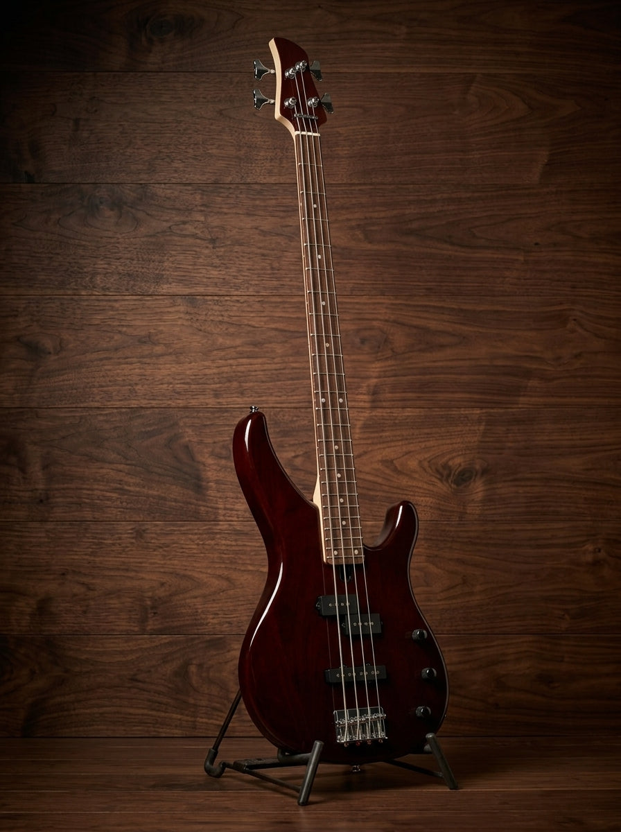 Root Beer Yamaha TRBX bass guitar
